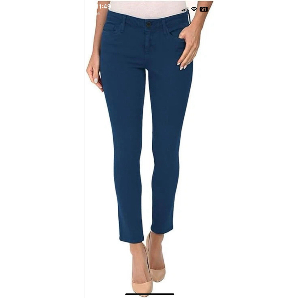 Calvin Klein Women's Ankle Skinny Pant, Navy Denim Size 6